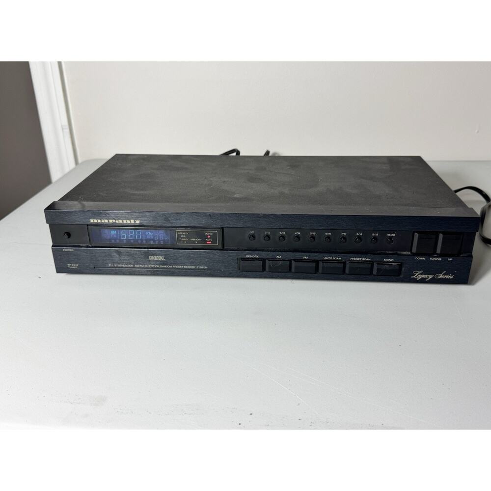 Vintage Marantz TR 2242 SB Legacy Series Digital Tuner Stereo FM AM Radio TESTED